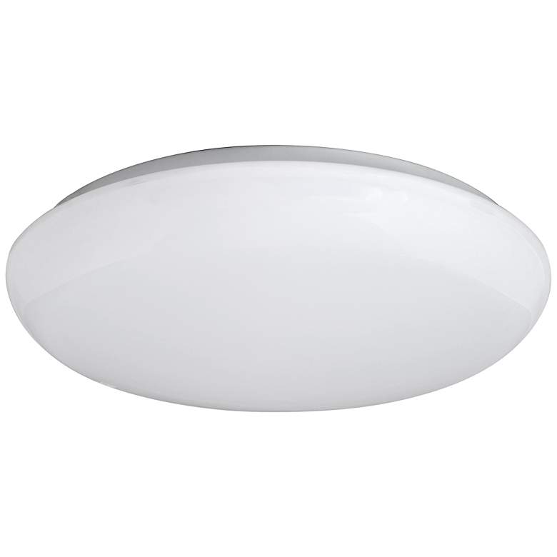 Image 2 Levine Shallow Flushmount 14" Wide White LED Ceiling Light
