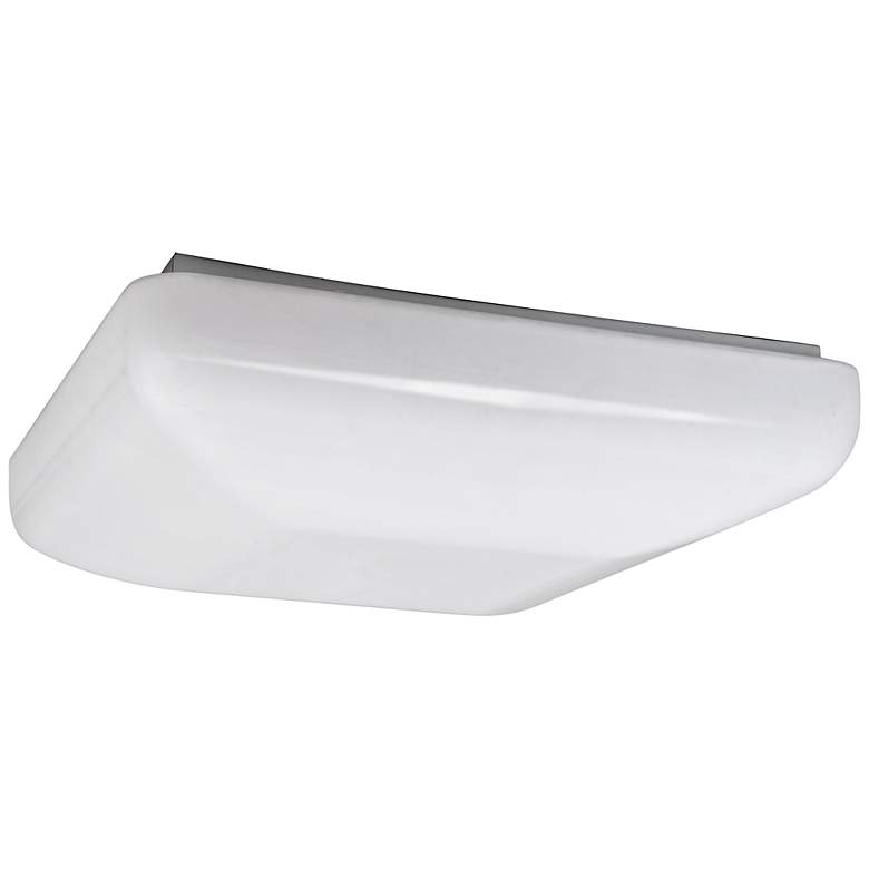 Image 2 Quadratum Flushmount 12 1/2" Wide White LED Ceiling Light