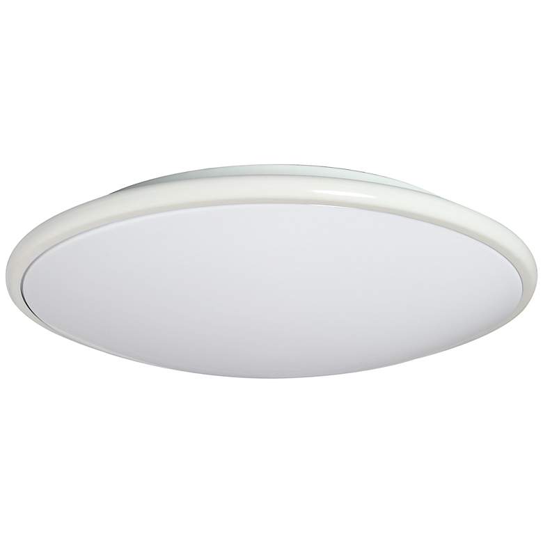 Partia Flushmount 13&quot; Wide White LED Ceiling Light