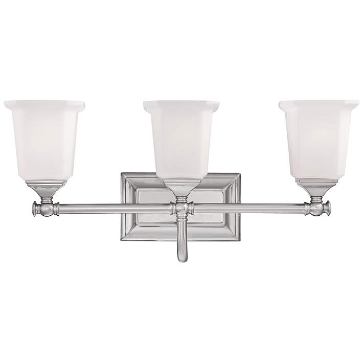 Nicholas Collection Brushed Nickel 22 Wide Bathroom Light