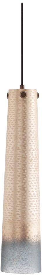 Arteriors Bilbao Fishtail Mercury 4 1/2"W Glass Mini Pendant