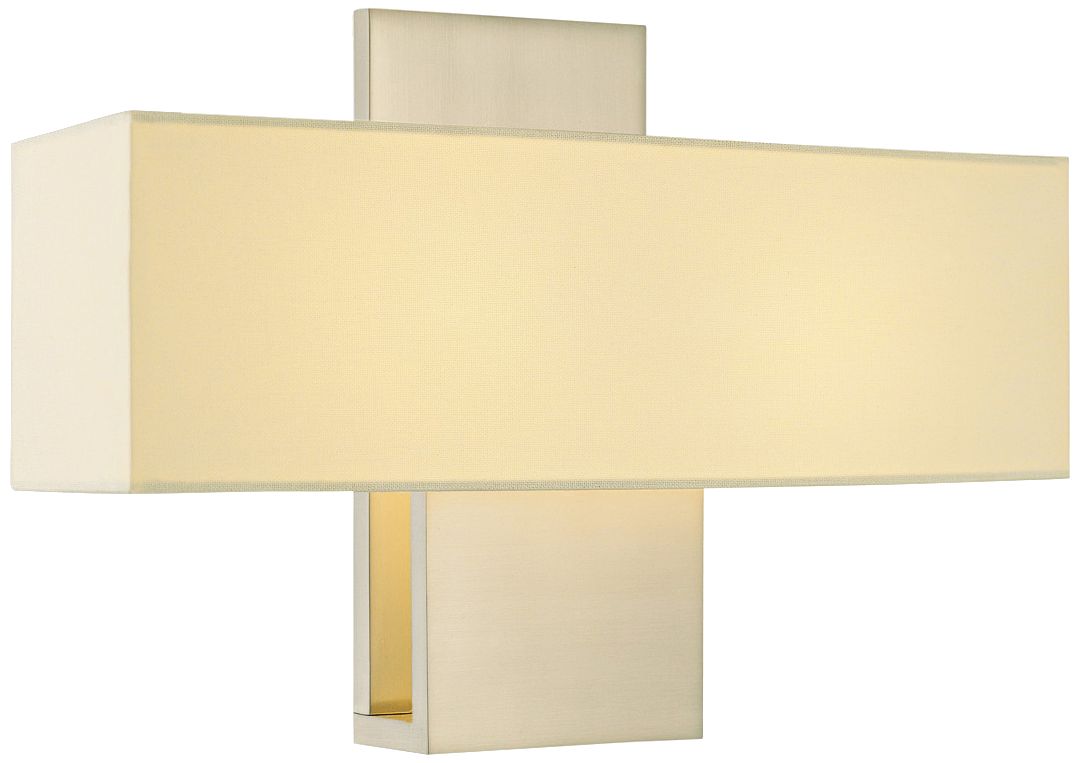 Sonneman Ombra 11" High Satin Nickel Wall Sconce