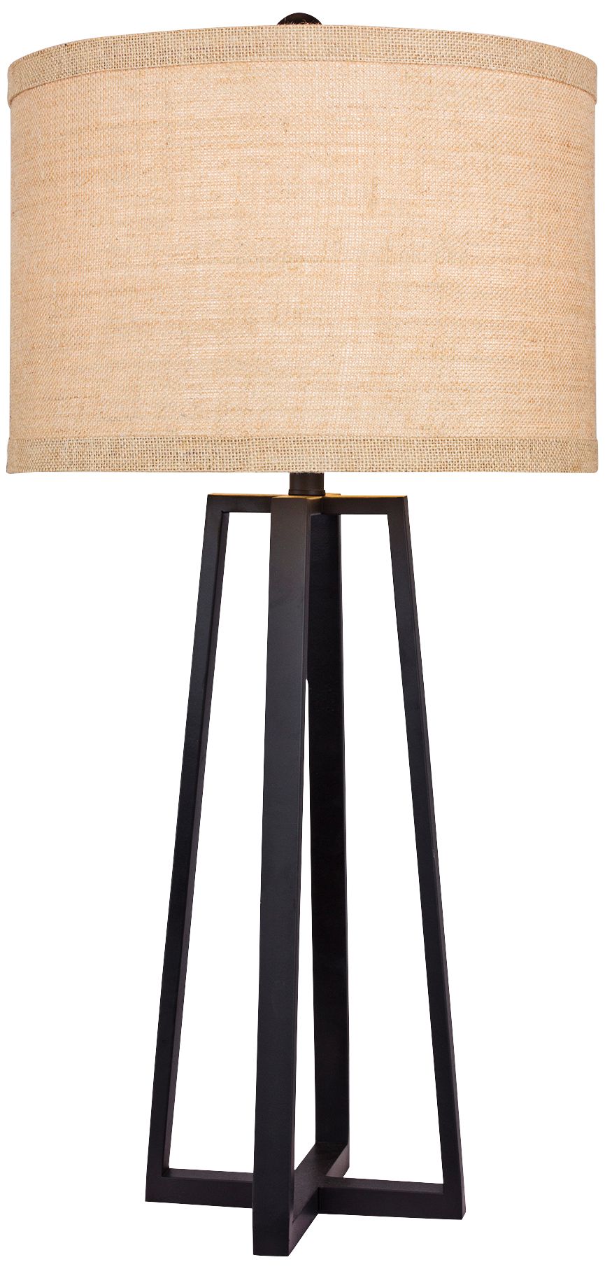 Hardtner Black Molded Metal Table Lamp