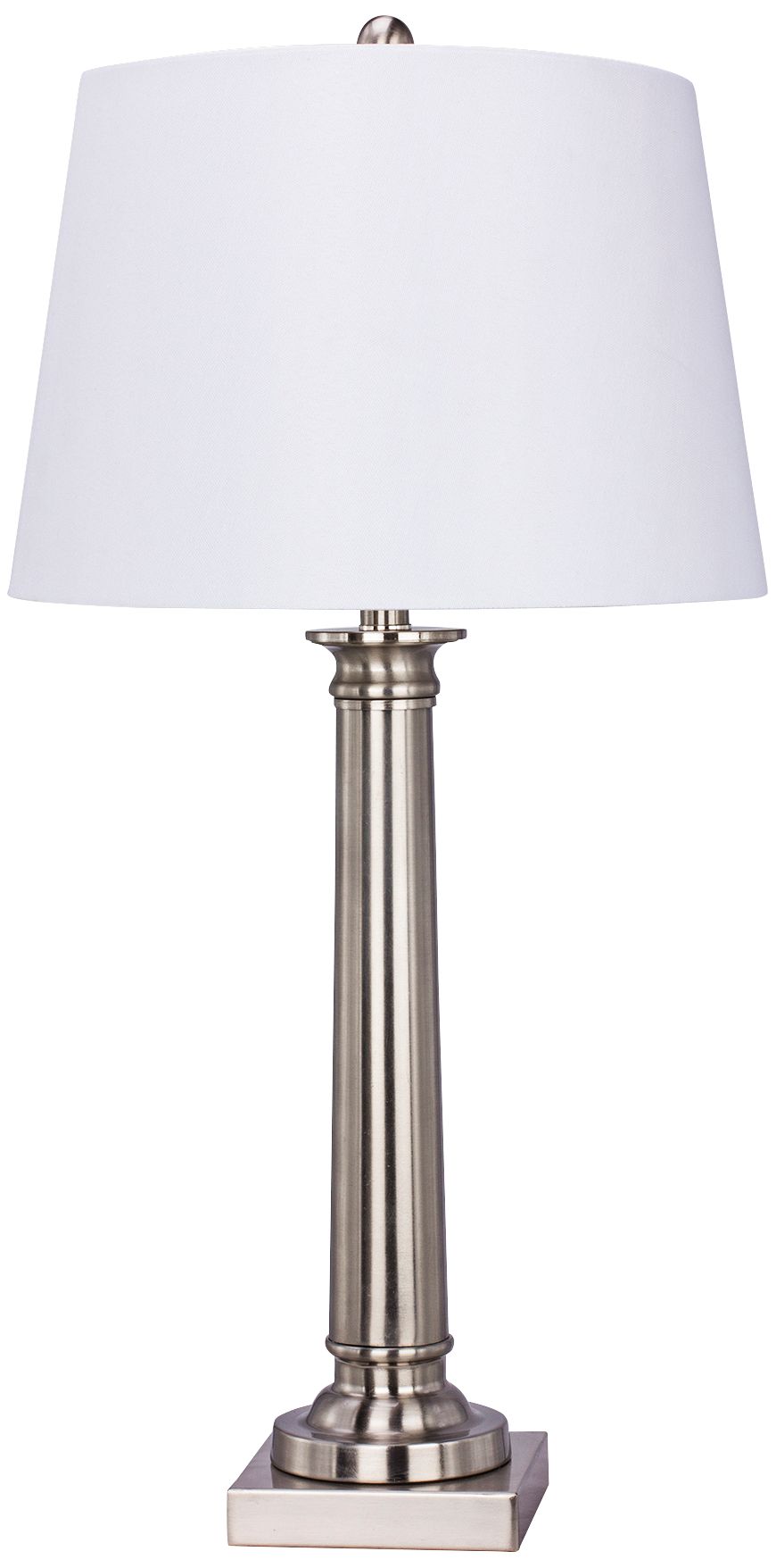 Callimont Brushed Steel Metal Table Lamp – Modern & Elegant Lighting