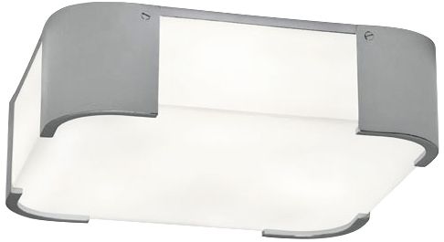 Robert Abbey Bryce 14 Wide Chrome Square Ceiling Light 1f015
