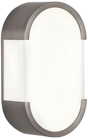 Robert Abbey Bryce 12 1/4" High Nickel Modern Wall Sconce