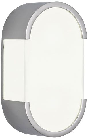 Robert Abbey Bryce 12 1/4" High Chrome Modern Wall Sconce