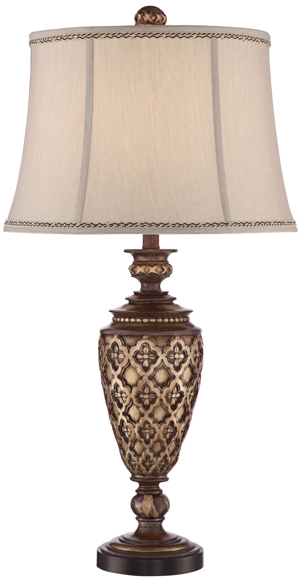 Nicole Light Bronze Urn Table Lamp 1F447 Lamps Plus