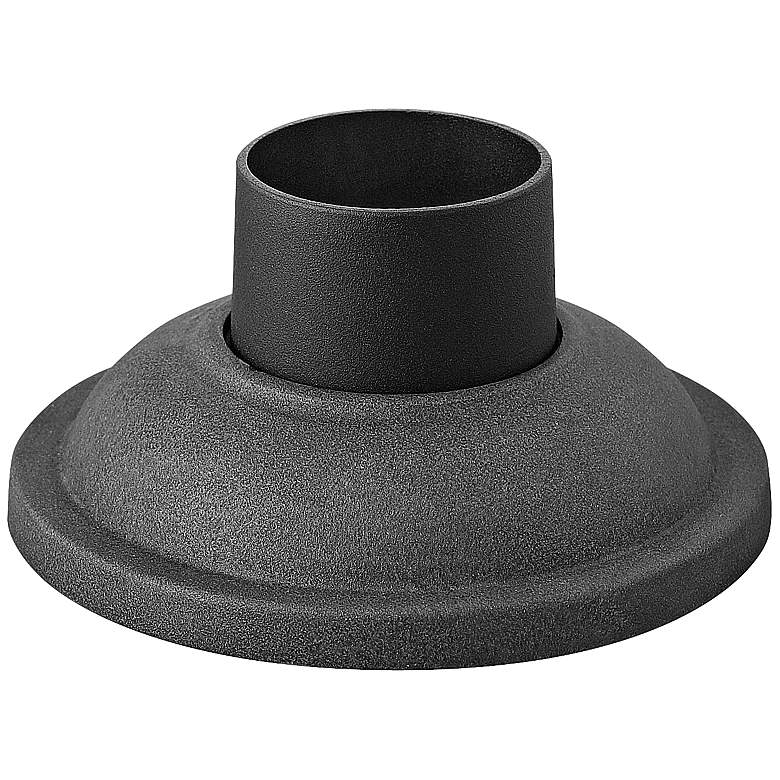 Image 1 Signature Pier Mount Fitter - Smooth Base in Aged Zinc