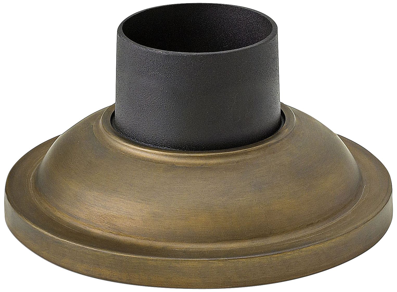 Pier Mount Fitter - Smooth Base in Sienna Bronze