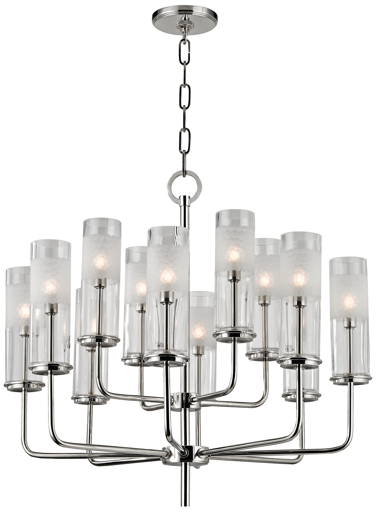 Hudson Valley Wentworth 25" Wide Polished Nickel Chandelier