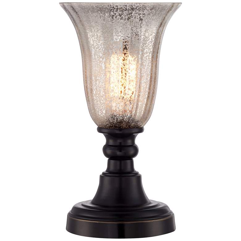 Isaac Mercury Glass 13&quot; High Accent Table Lamp