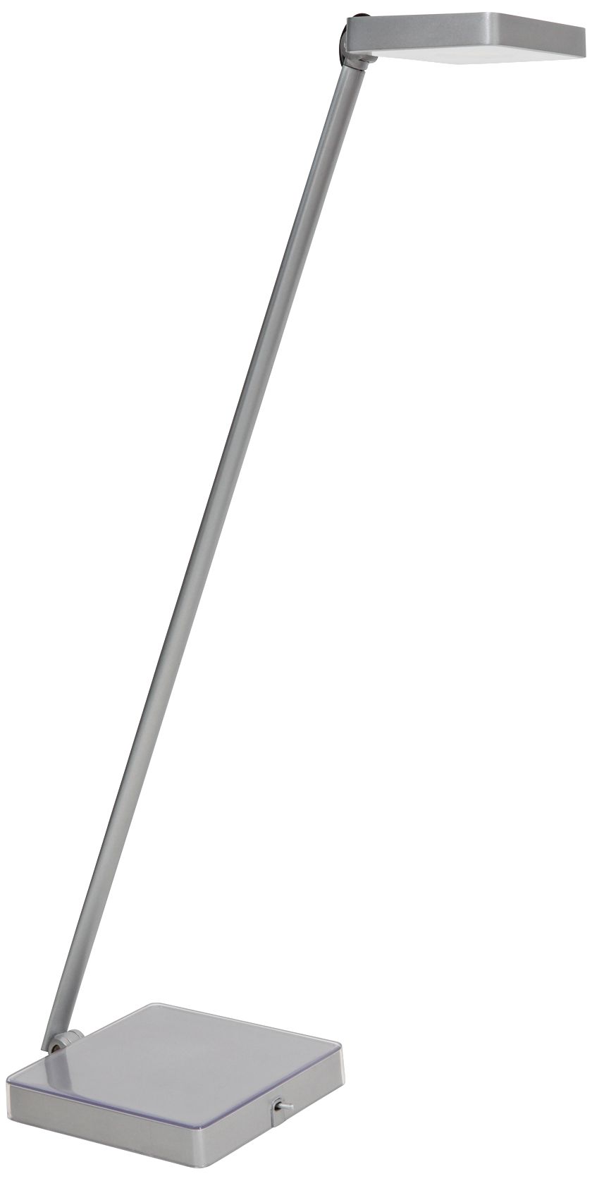 Kempton Silver LED Desk Lamp with Photo Base