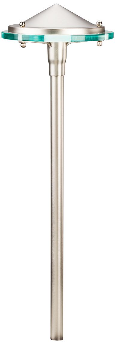 Kichler 22" High Glass Lens Nickel 2700K LED Path Light