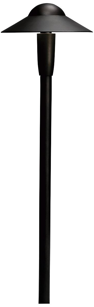 Landscape 22"H 2700K LED Black 6" Dome Path Light