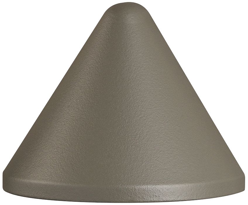 Kichler Fundamentals 3 1/4"W Gray 2700K LED Deck Light