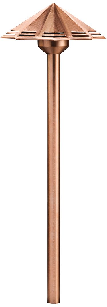 Kichler Perforated 21" High Copper 3000K LED Path Light