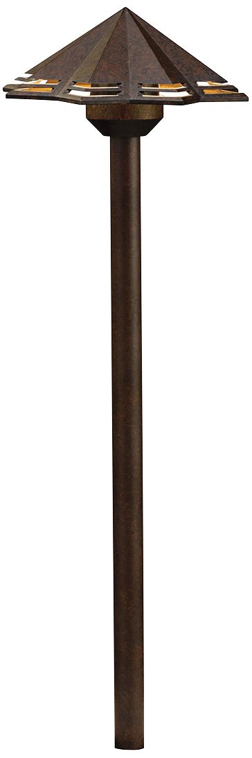 Kichler Perforated 21" High Tannery 2700K LED Path Light