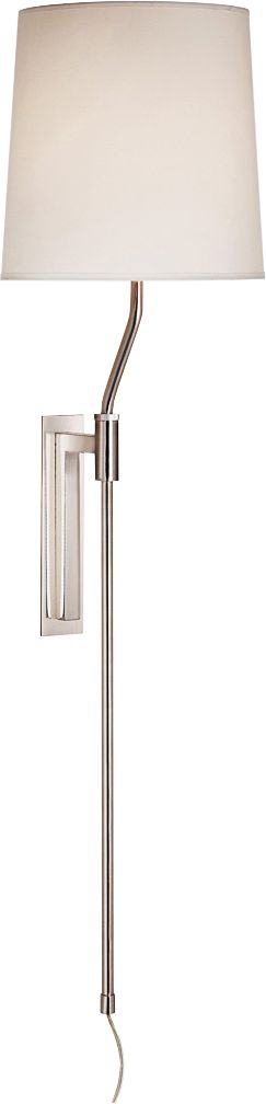 Sonneman Palo Polished Nickel Plug-In Wall Lamp