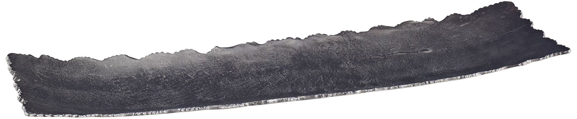 Uttermost 36" Wide Camilla Textured Nickel Modern Tray