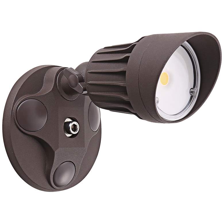 Image 2 Eco-Star 4 1/4" Wide LED Security Flood Light in Bronze