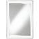 Uttermost Lahvahn White 24" x 34" Rectangular Wall Mirror