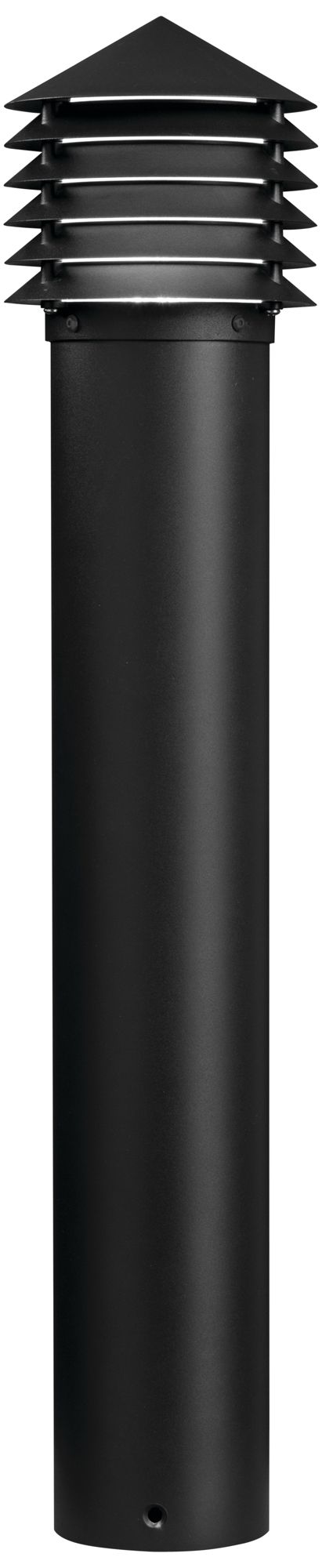 Kichler Louvered 29 1/2"H Textured Black LED Bollard Light