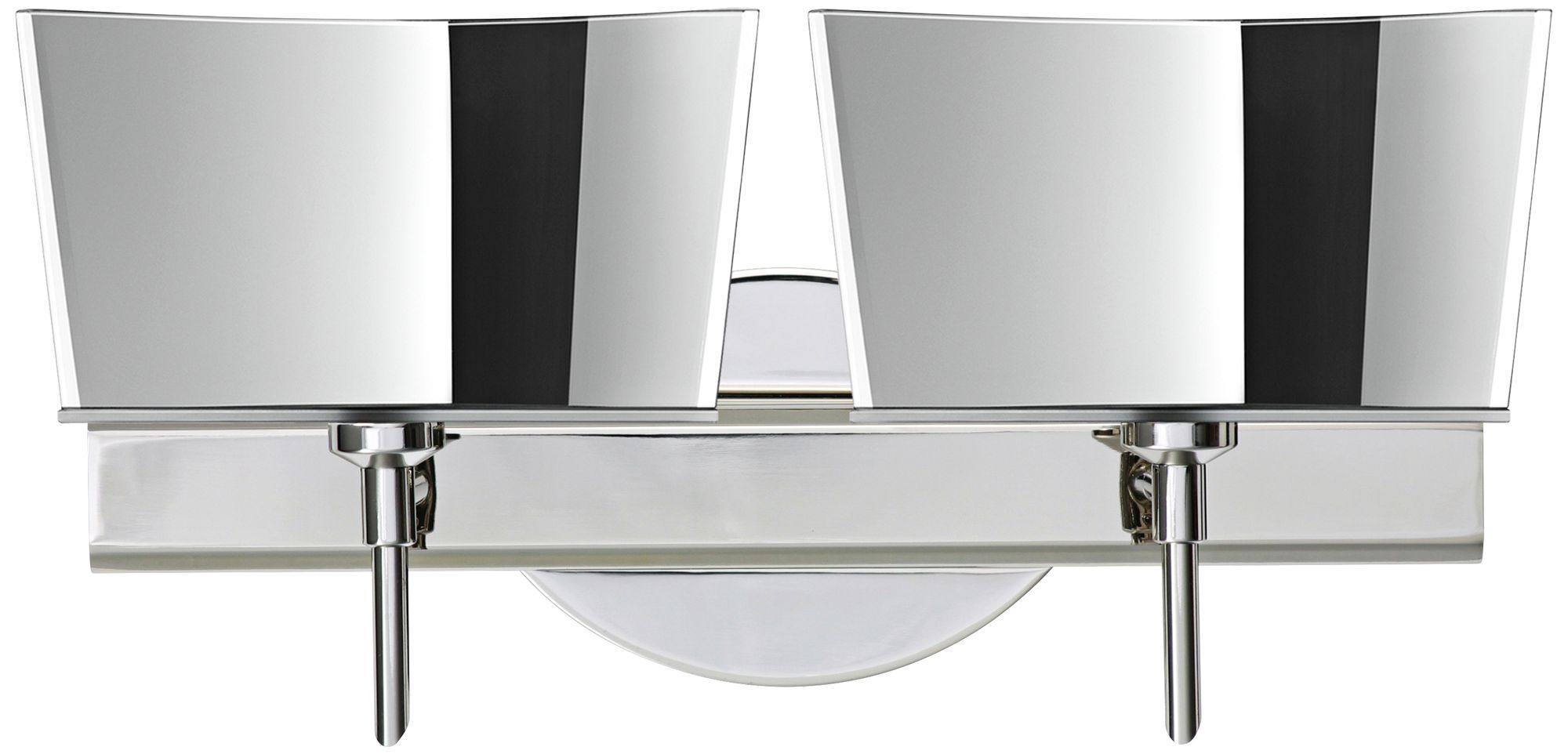 Besa Groove 15 1/2" Wide Chrome LED Bath Light