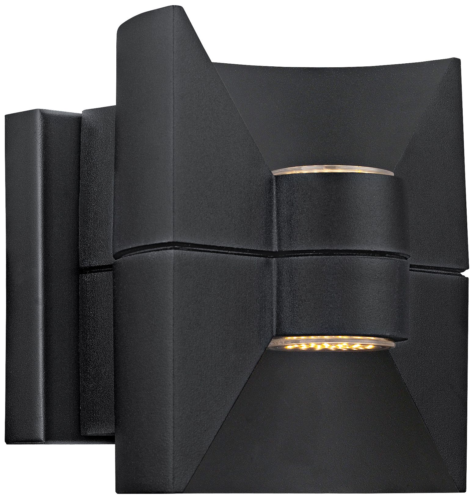 Eglo Redondo 6 1/2" Wide Black LED Outdoor Wall Light