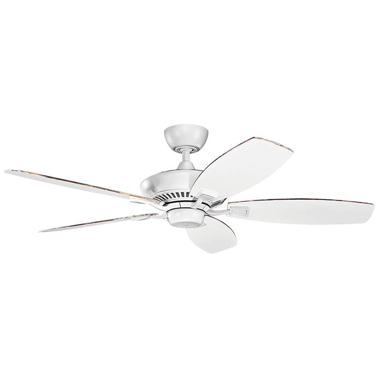 Image 2 52" Kichler Canfield Matte White Pull Chain Ceiling Fan
