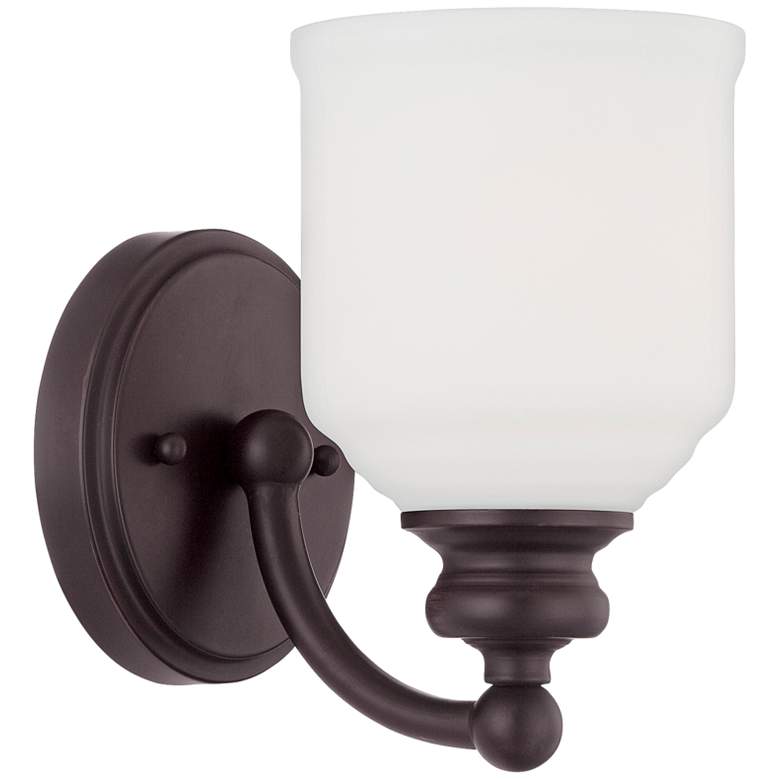 Savoy House Melrose 7 3/4&quot;H English Bronze Wall Sconce