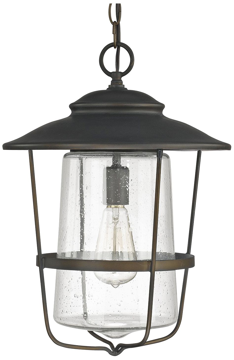 Capital Creekside 17 1/2"H Old Bronze Outdoor Hanging Light