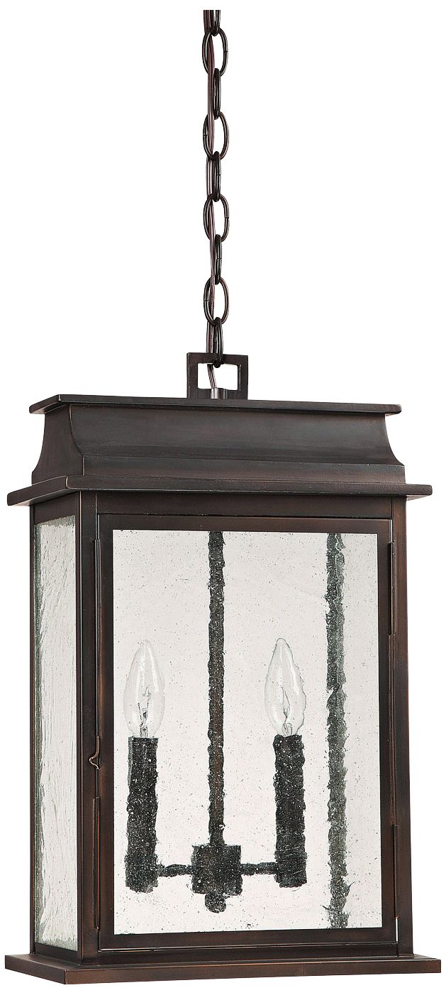 Capital Bolton 18 3/4"H Old Bronze Outdoor Hanging Light