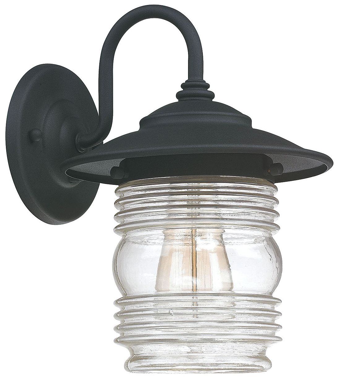 Capital Creekside 11 3/4" High Black Outdoor Wall Light