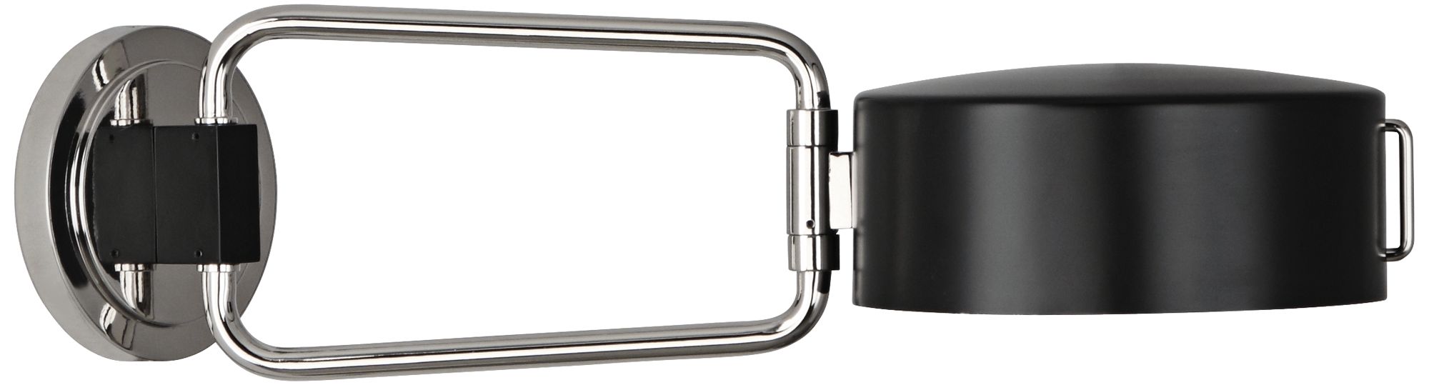 Robert Abbey Simon 5 1/4" High Polished Nickel Wall Sconce