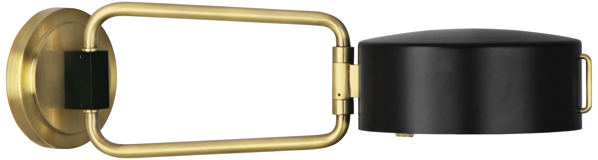 Robert Abbey Simon 5 1/4" High Antique Brass Wall Sconce