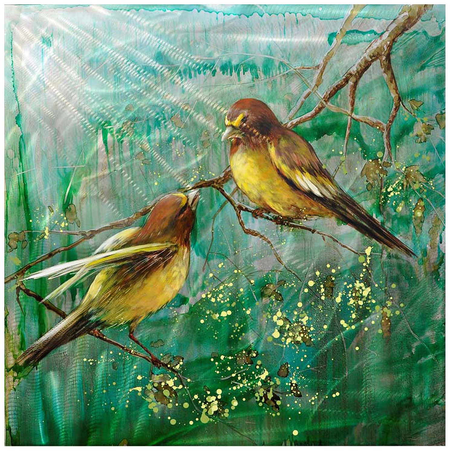 Crestview Collection Evening 39 1/2" Square Wall Art