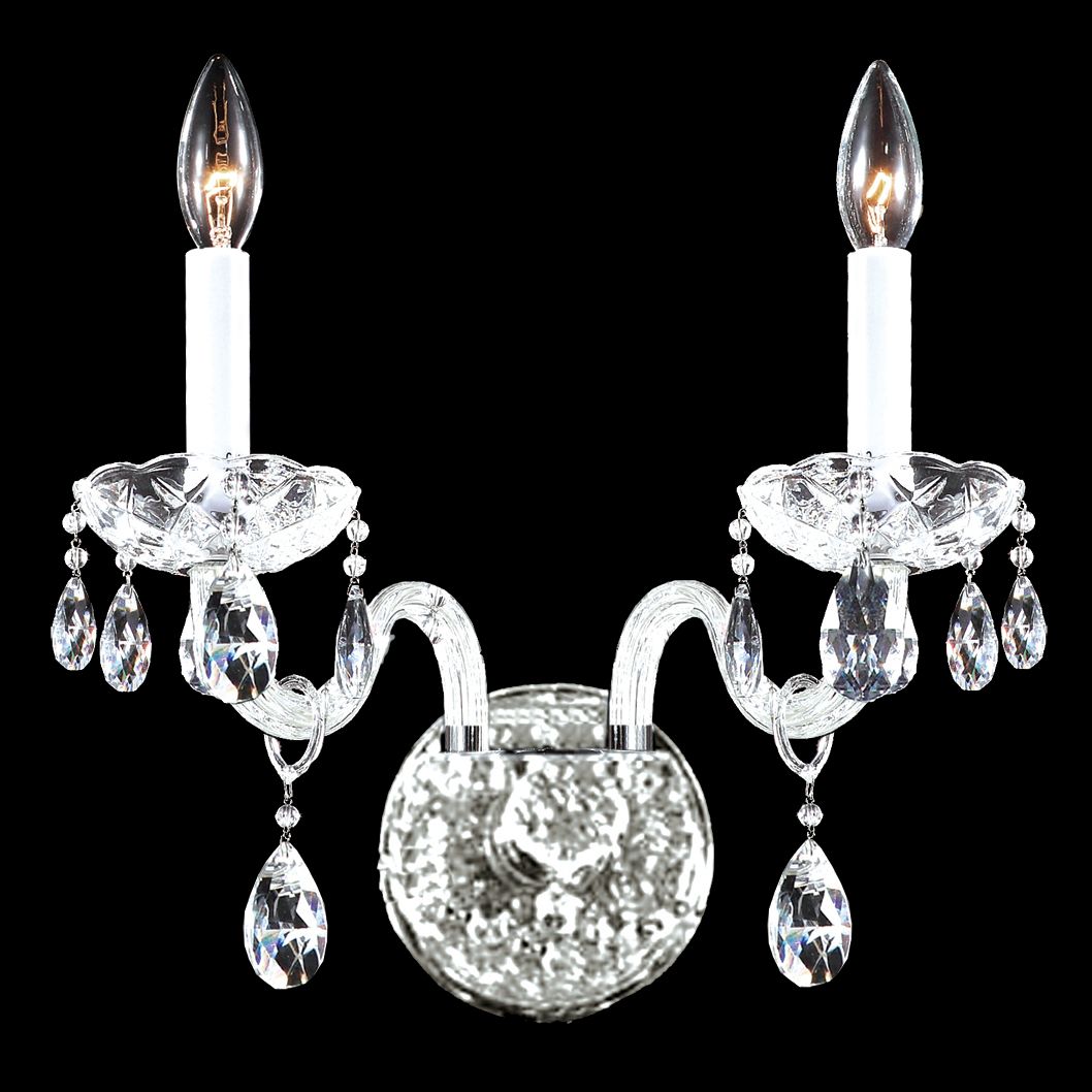 James R. Moder Palace Ice 12" Wide Crystal Wall Sconce