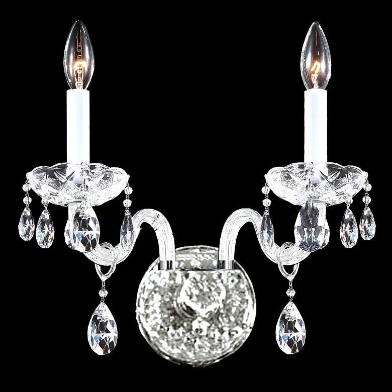 James R. Moder Palace Ice 12&quot; Wide Crystal Wall Sconce