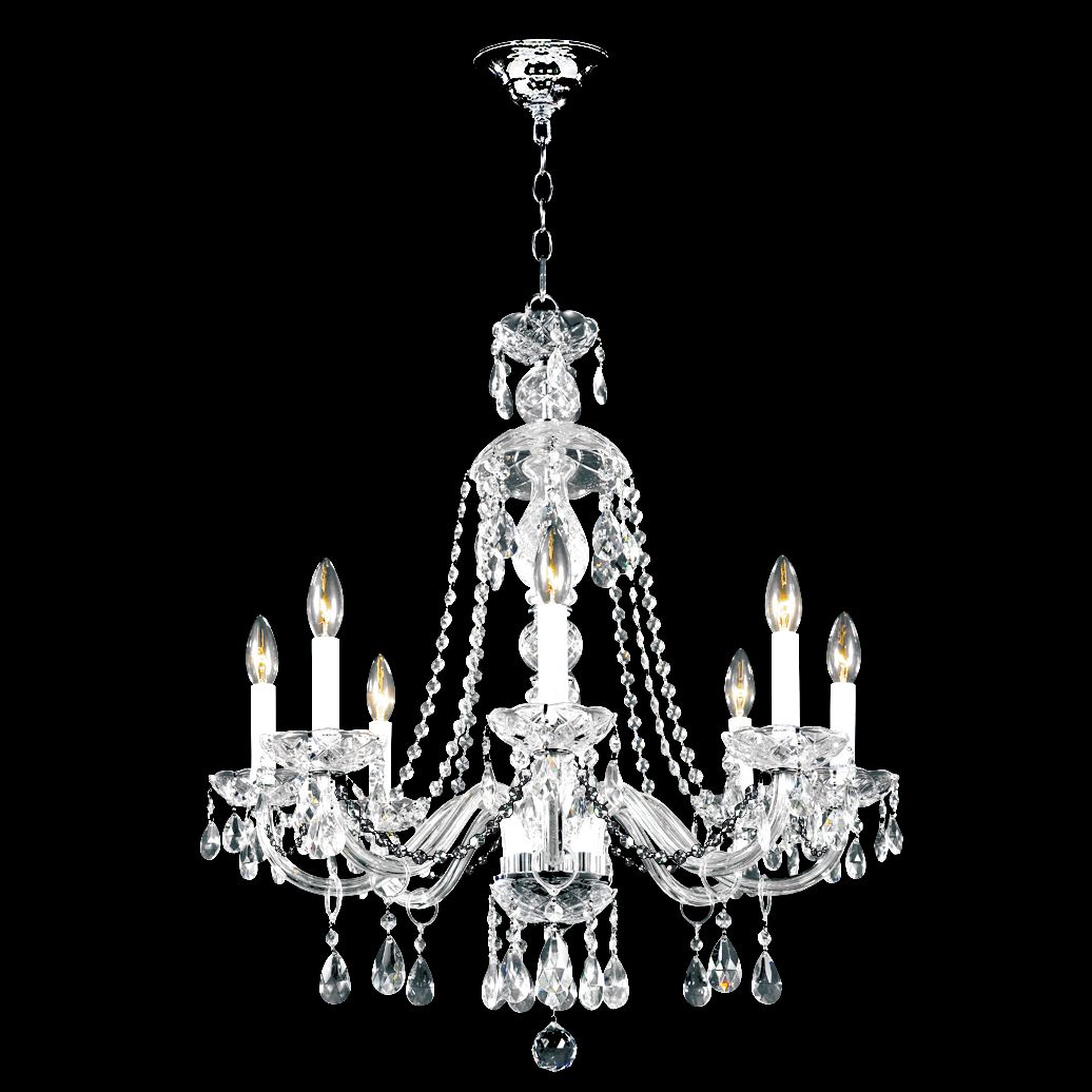 James R. Moder 28" Wide Palace Ice 8-Light Chandelier