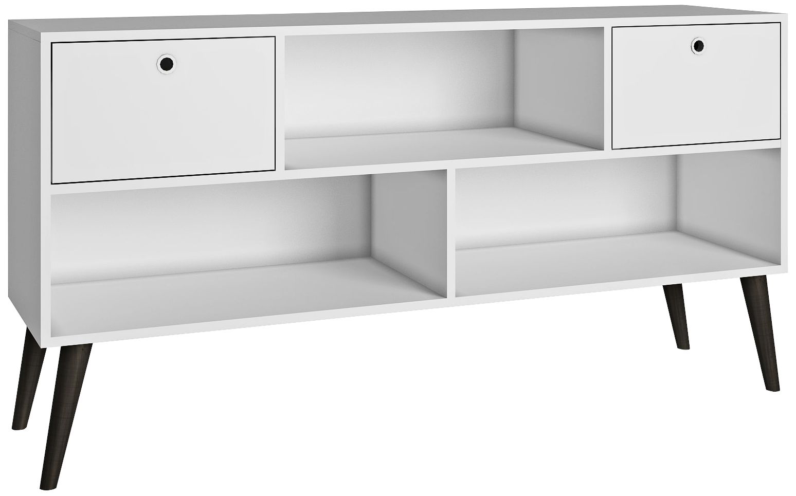 Uppsala 53 1/4" Wide White Finish Modern TV Stand