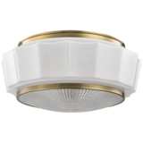 Hudson Valley Odessa 16 1/4&quot; Wide Aged Brass Ceiling Light