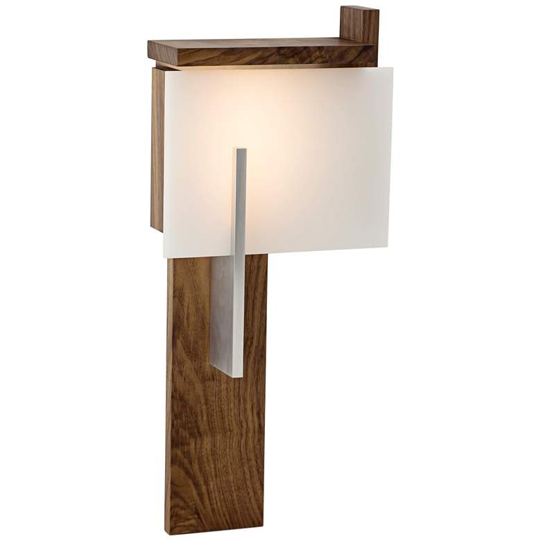 Cerno Oris 24&quot; High Natural Walnut LED Wall Sconce