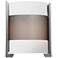 Iron 11 3/4" High Brushed Steel LED Wall Sconce