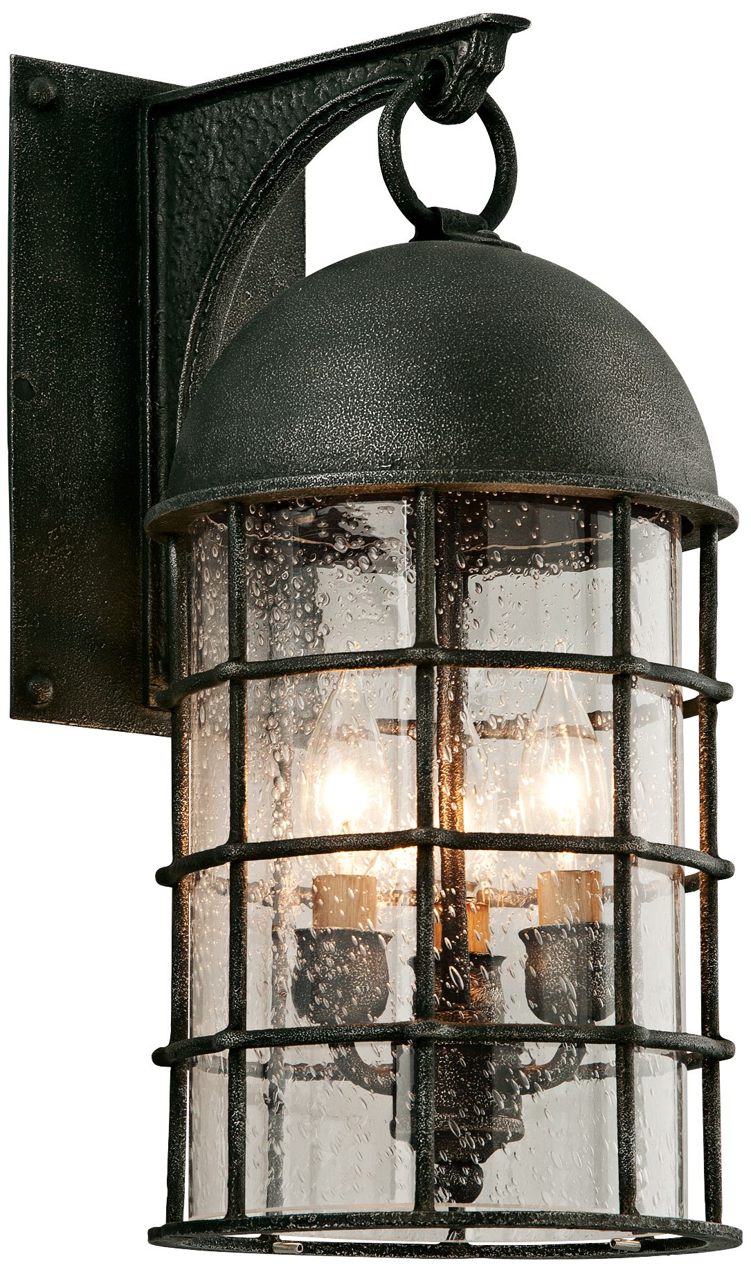 Charlemagne 18" High Aged Pewter Outdoor Wall Light