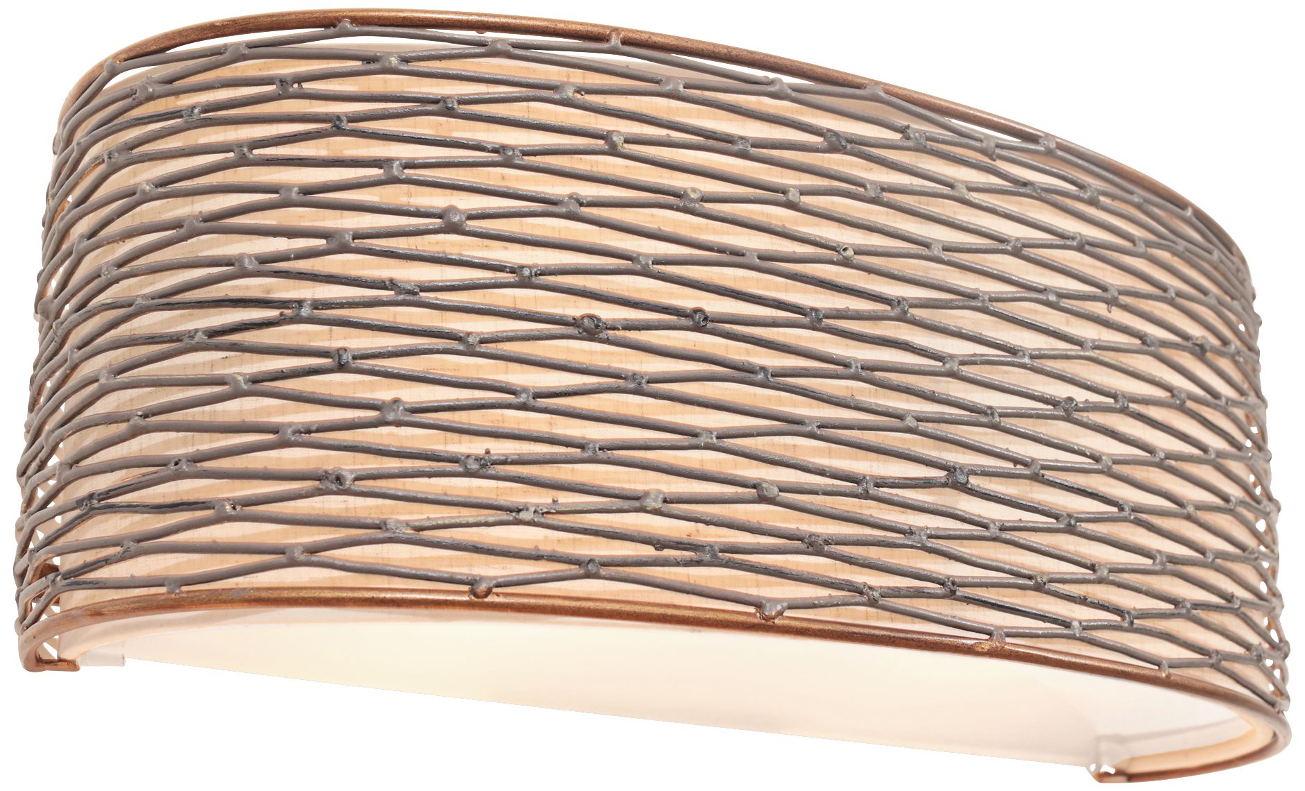 Varaluz Flow 16" Wide Hammered Ore Bath Light