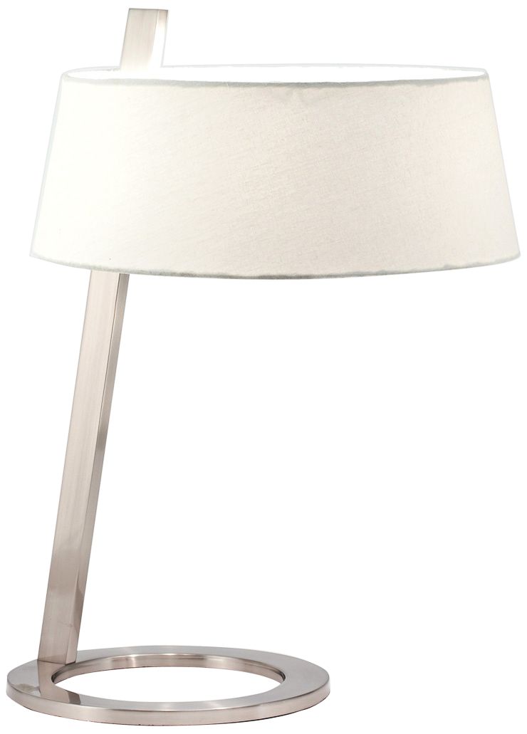 Sonneman Lina Satin Nickel Accent Table Lamp