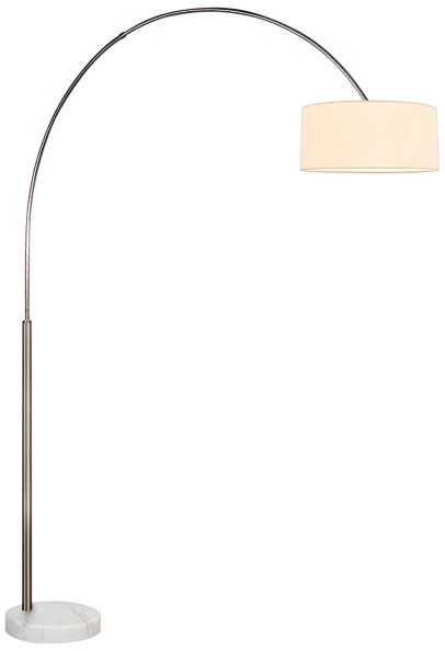 Sonneman Arc Satin Nickel Floor Lamp