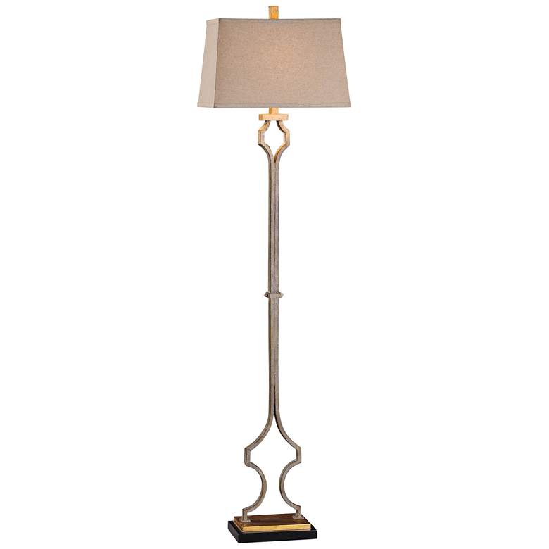 Image 2 Uttermost Vincent 65" High Hand-Forged Metal Floor Lamp