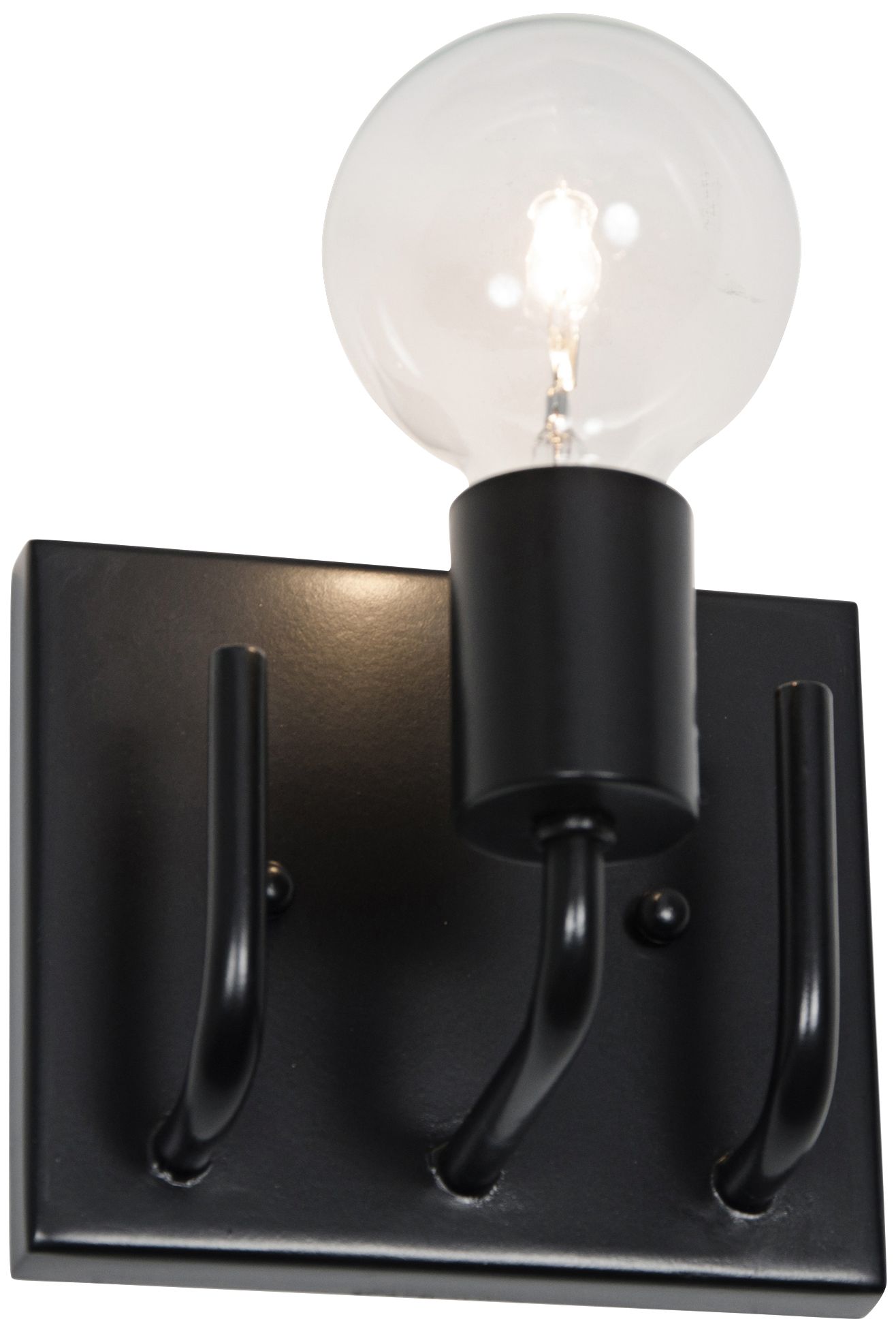 Varaluz Socket-To-Me 5 3/4" Wide Black Bath Light